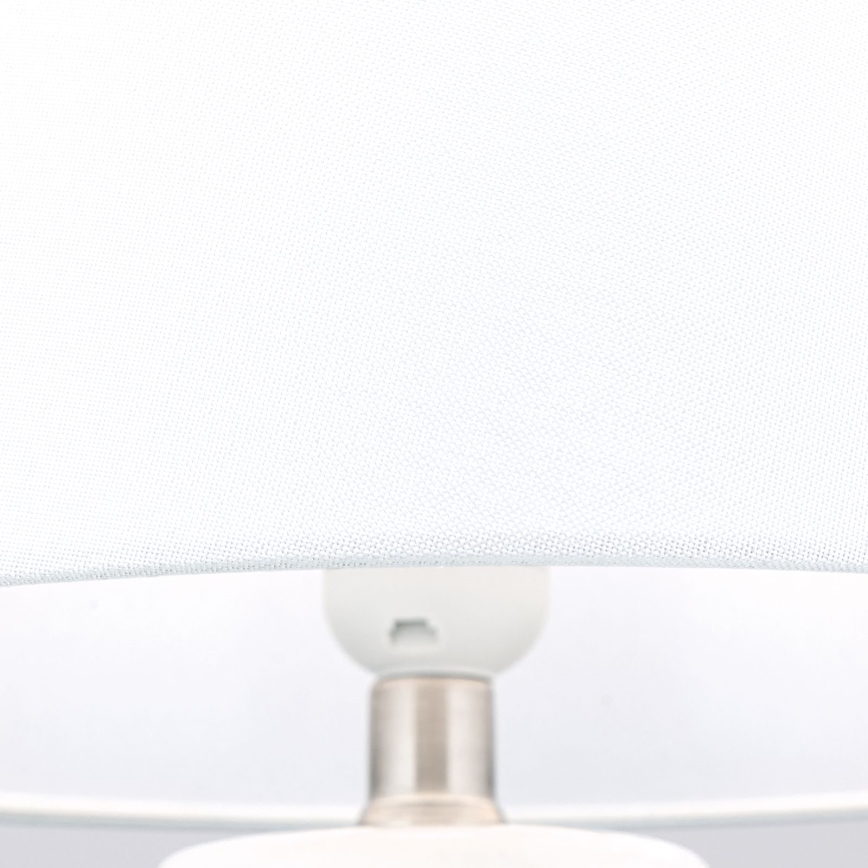 Stolní lampa CORAL 1xE27/40W/230V keramika/bílá