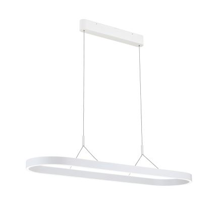 LED Lustr na lanku CARRARA LED/80W/230V 2700/3000/4000K bílá