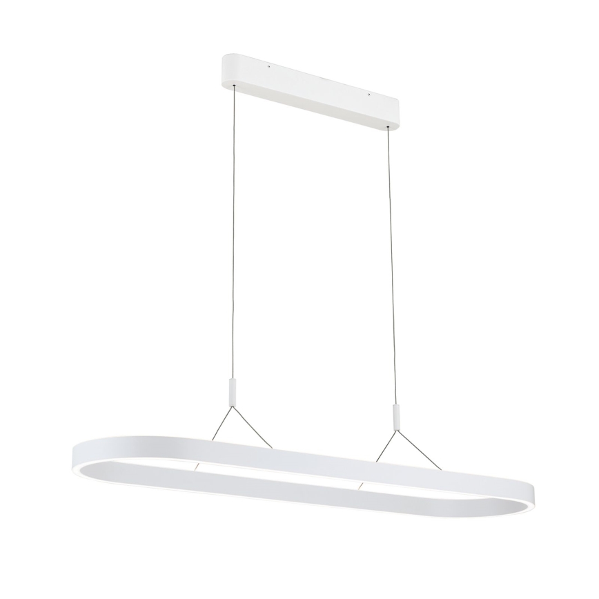 LED Lustr na lanku CARRARA LED/80W/230V 2700/3000/4000K bílá