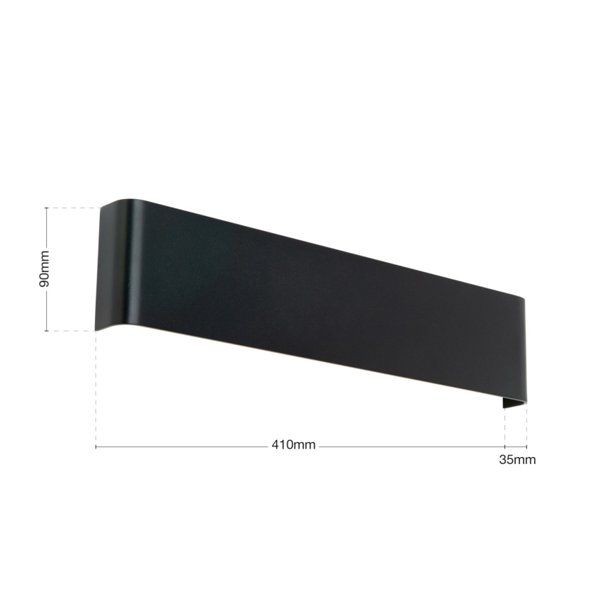 LED Nástěnné svítidlo ACCENT LED/14W/230V černá