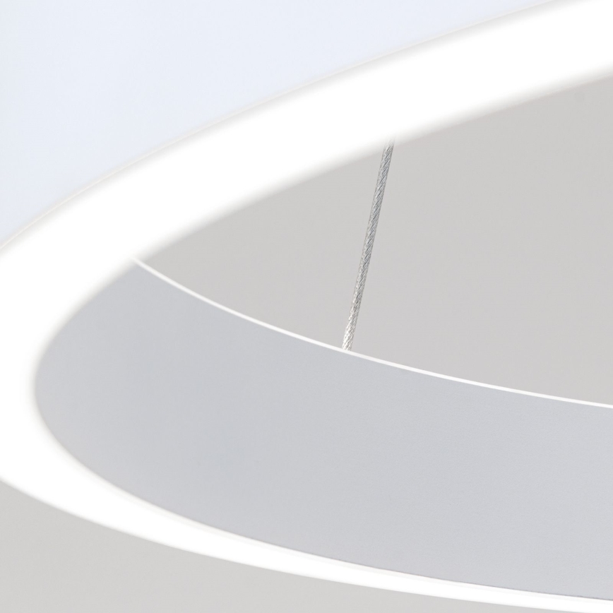 LED Stmívatelný lustr na lanku KOLK LED/60W/230V 2700/3000/4000K pr. 60 cm bílá