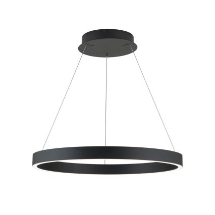 LED Stmívatelný lustr na lanku KOLK LED/60W/230V 2700/3000/4000K pr. 60 cm černá