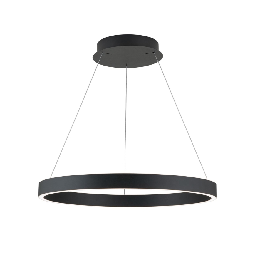 LED Stmívatelný lustr na lanku KOLK LED/60W/230V 2700/3000/4000K pr. 60 cm černá