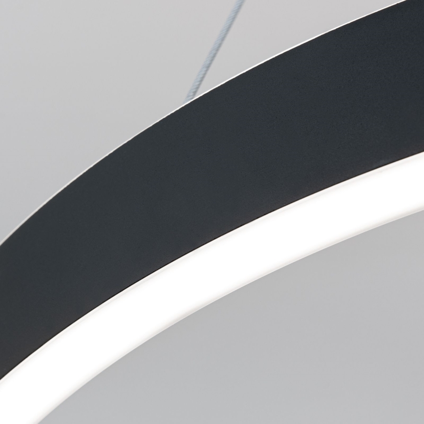LED Stmívatelný lustr na lanku KOLK LED/60W/230V 2700/3000/4000K pr. 60 cm černá
