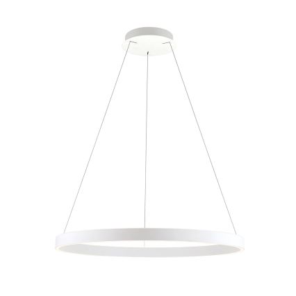 LED Stmívatelný lustr na lanku KOLK LED/80W/230V 2700/3000/4000K pr. 80 cm bílá