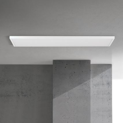 LED Stmívatelný přisazený panel DISC LED/40W/230V 2700/3000/4000K 115x30 cm bílá