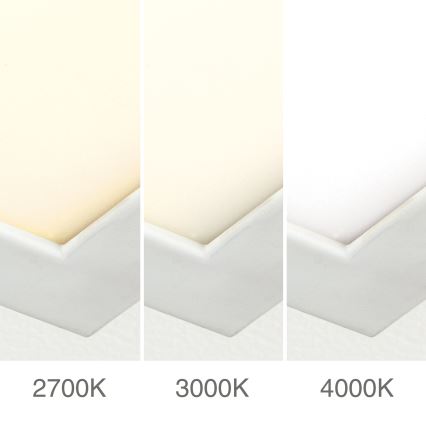 LED Stmívatelný přisazený panel DISC LED/40W/230V 2700/3000/4000K 115x30 cm bílá
