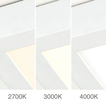 LED Stmívatelné stropní svítidlo DISC LED/30W/230V 2700/3000/4000K 39x39 cm bílá