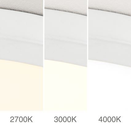 LED Stmívatelné stropní svítidlo DISC LED/30W/230V 2700/3000/4000K pr. 40 cm bílá