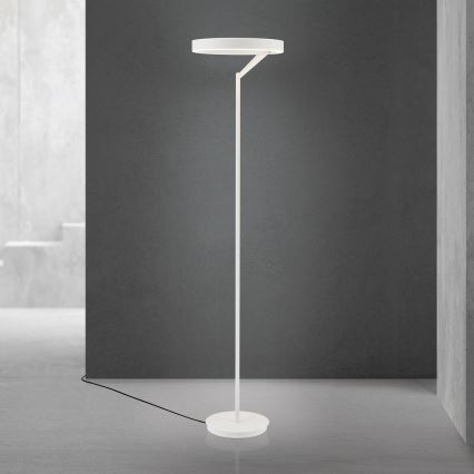 LED Stmívatelná stojací lampa KOLK LED/40W/230V 2700/4000K bílá