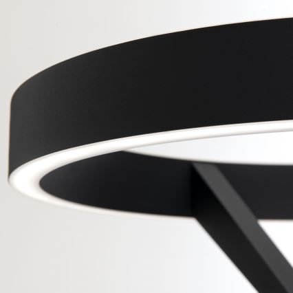 LED Stmívatelná stojací lampa KOLK LED/40W/230V 2700/4000K černá