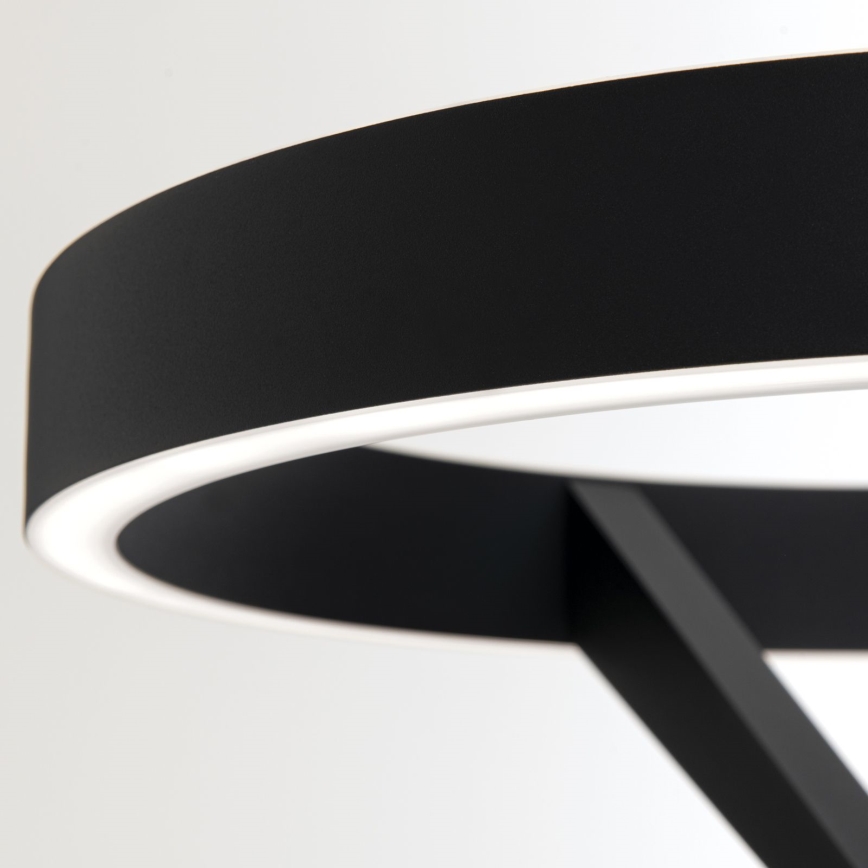 LED Stmívatelná stojací lampa KOLK LED/40W/230V 2700/4000K černá