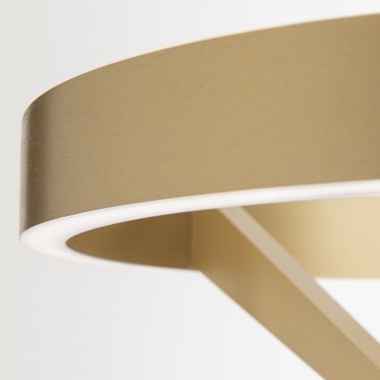 LED Stmívatelná stojací lampa KOLK LED/40W/230V 2700/4000K zlatá