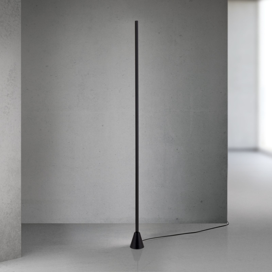 LED Stmívatelná stojací lampa se senzorem pohybu SOJIE LED/26W/230V černá