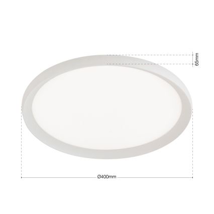 LED Stropní svítidlo KANT LED/30W/230V 2700/3000/4000K pr. 40 cm bílá