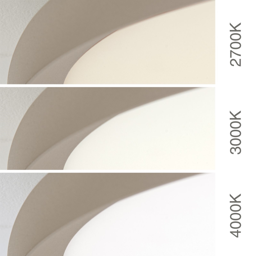 LED Stropní svítidlo KANT LED/30W/230V 2700/3200/4000K pr. 40 cm béžová