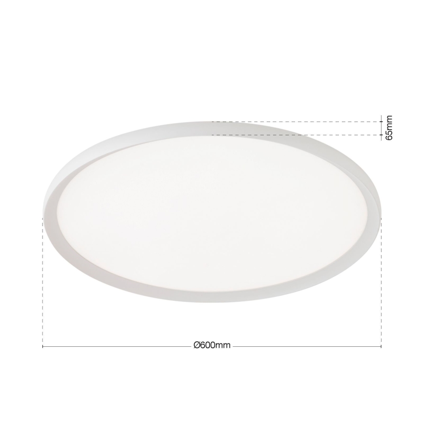 LED Stropní svítidlo KANT LED/50W/230V 2700/3000/4000K pr. 60 cm bílá