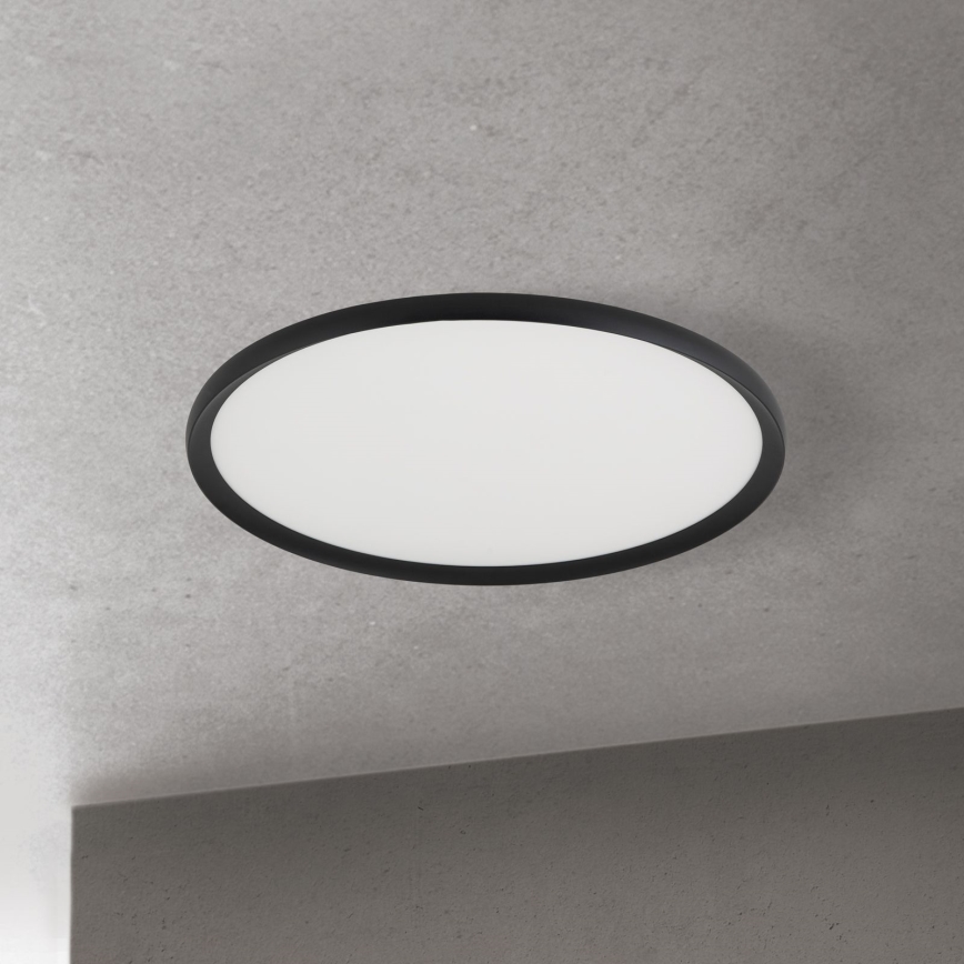 LED Stropní svítidlo KANT LED/50W/230V 2700/3000/4000K pr. 60 cm černá