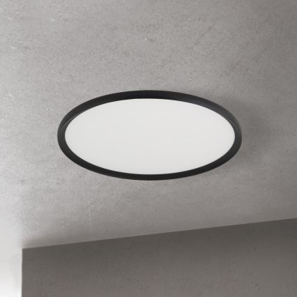 LED Stropní svítidlo KANT LED/50W/230V 2700/3200/4000K pr. 60 cm černá