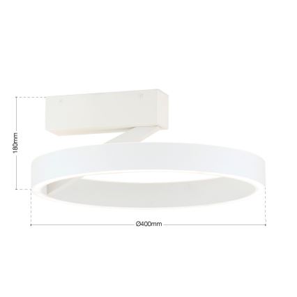 LED Stropní svítidlo KOLK LED/40W/230V 2700/3000/4000K pr. 40 cm bílá
