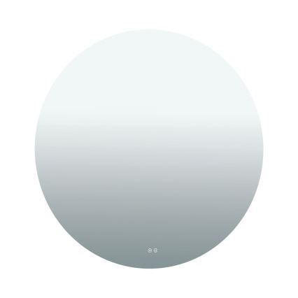 LED Koupelnové vyhřívané nástěnné zrcadlo s podsvícením FOCUS LED/30W/230V 3000/4200/6000K pr. 100 cm IP44