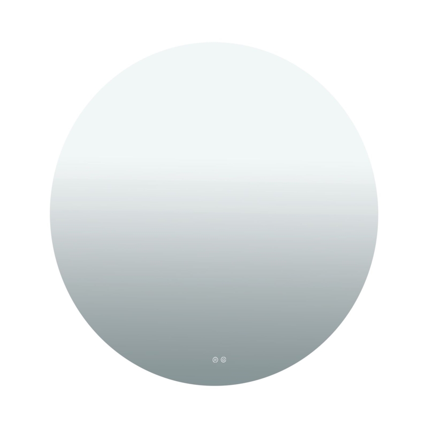 LED Koupelnové vyhřívané nástěnné zrcadlo s podsvícením FOCUS LED/30W/230V 3000/4200/6000K pr. 100 cm IP44