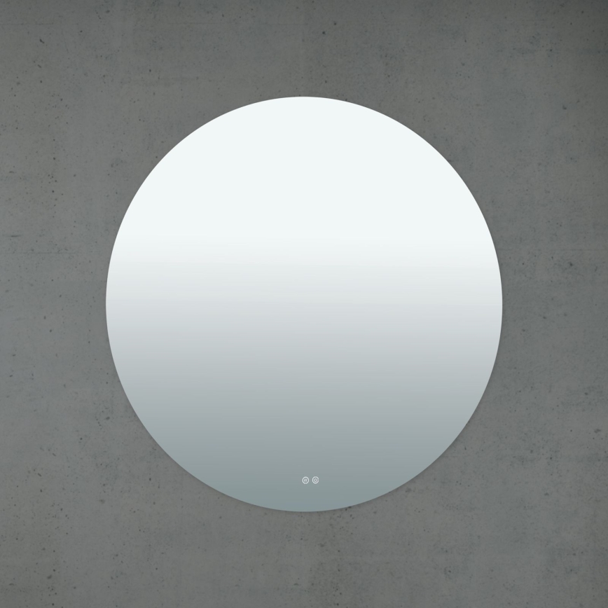 LED Koupelnové vyhřívané nástěnné zrcadlo s podsvícením FOCUS LED/30W/230V 3000/4200/6000K pr. 100 cm IP44