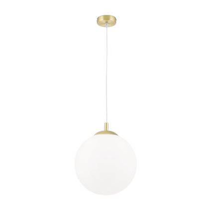 Lustr na lanku MADIS 1xE27/60W/230V zlatá