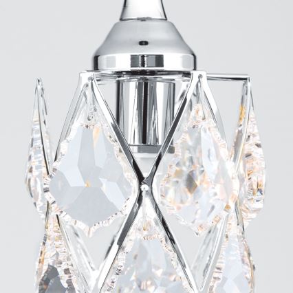 Lustr na lanku RITA 1xG9/40W/230V lesklý chrom