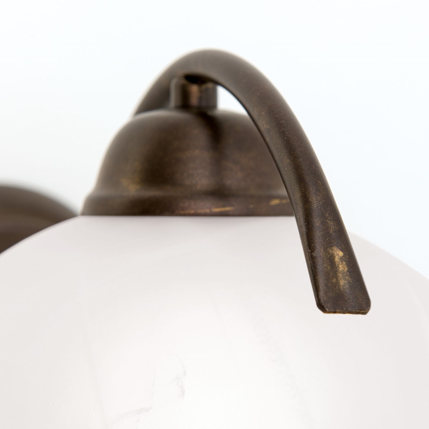 Nástěnná lampa RULA 1xE27/40W/230V bílá/bronz