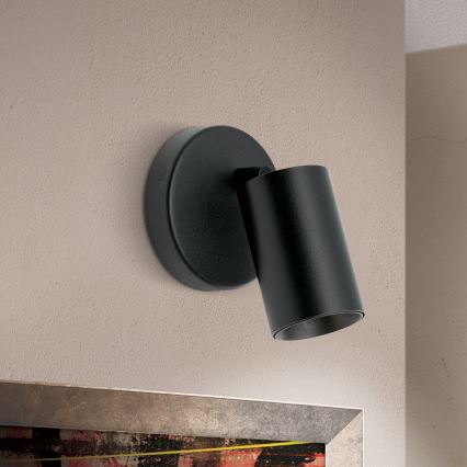 Nástěnné bodové svítidlo SEAN 1xGU10/13W/230V černá