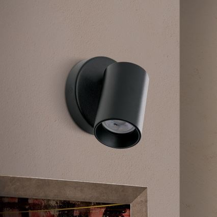 Nástěnné bodové svítidlo SEAN 1xGU10/13W/230V černá