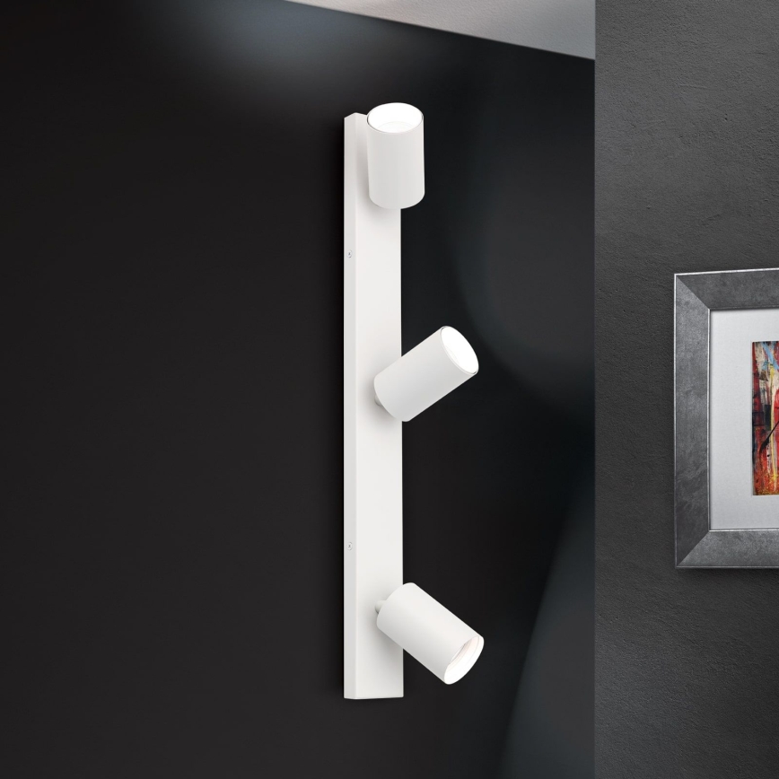 Nástěnné bodové svítidlo SEAN 3xGU10/13W/230V bílá