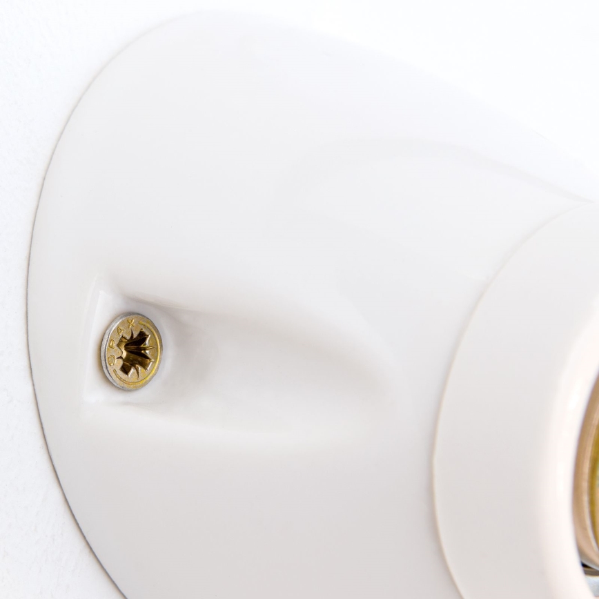 Nástěnné svítidlo FROST 1xE27/60W/230V bílá