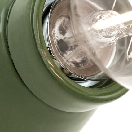 Nástěnné svítidlo FROST 1xE27/60W/230V zelená