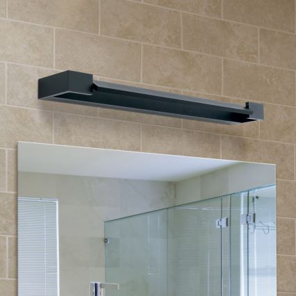 LED Koupelnové osvětlení zrcadla MARILYN LED/18W/230V 60 cm IP44 černá