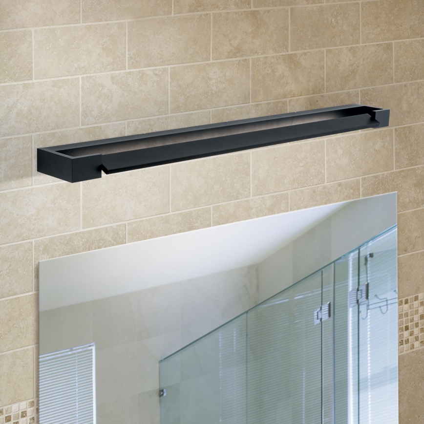 LED Koupelnové osvětlení zrcadla MARILYN LED/24W/230V 90 cm IP44 černá