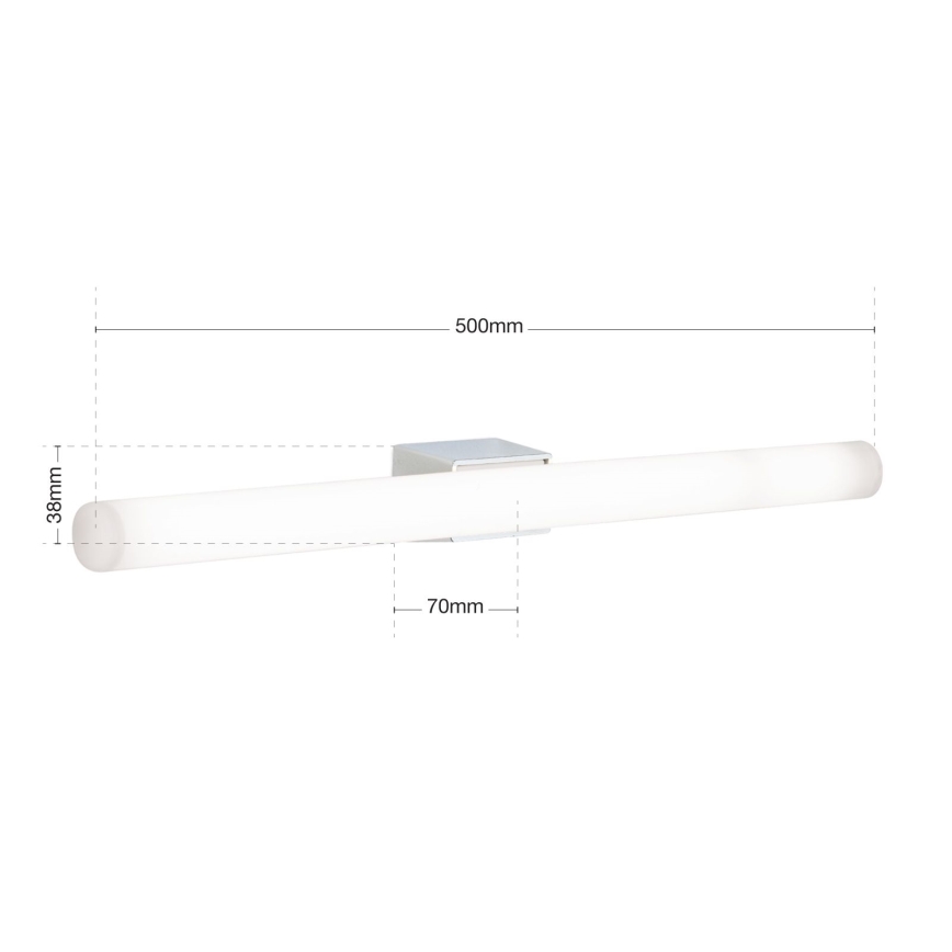 LED Nástěnné svítidlo VISAGIST 1xS14d/8W/230V bílá