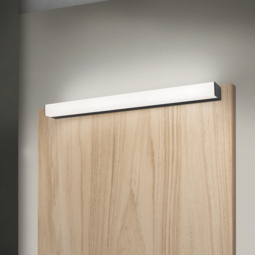 LED Koupelnové osvětlení zrcadla HORIZON LED/12W/230V 3000/4000K 60 cm IP44 černá