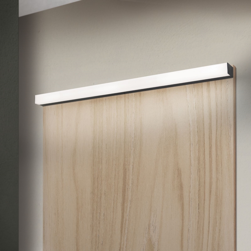 LED Koupelnové osvětlení zrcadla HORIZON LED/18W/230V 3000/4000K 90 cm IP44 černá