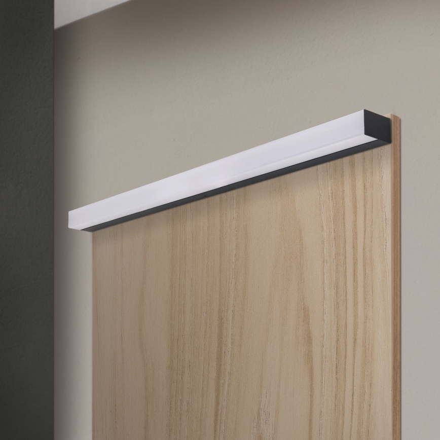 LED Koupelnové osvětlení zrcadla HORIZON LED/18W/230V 3000/4000K 90 cm IP44 černá