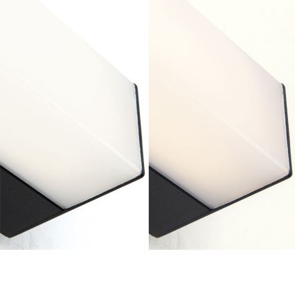 LED Koupelnové osvětlení zrcadla HORIZON LED/18W/230V 3000/4000K 90 cm IP44 černá