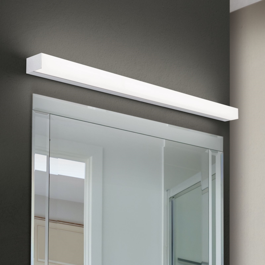 LED Koupelnové osvětlení zrcadla HORIZON LED/18W/230V 3000/4000K 90 cm IP44 stříbrná