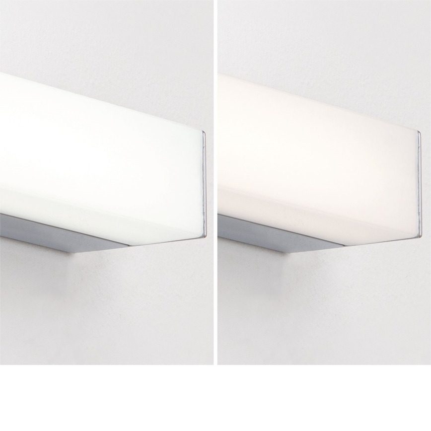 LED Koupelnové osvětlení zrcadla HORIZON LED/18W/230V 3000/4000K 90 cm IP44 stříbrná
