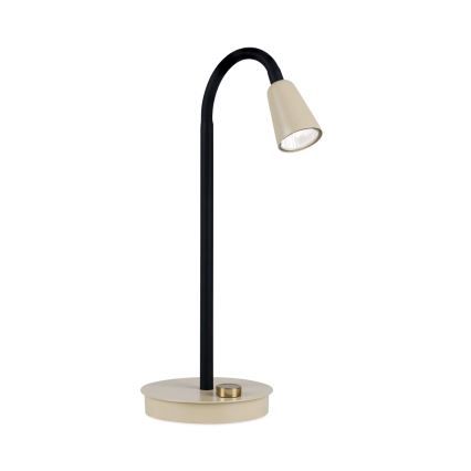 Stmívatelná flexibilní stolní lampa DOTTY 1xGU10/10W/230V béžová/černá