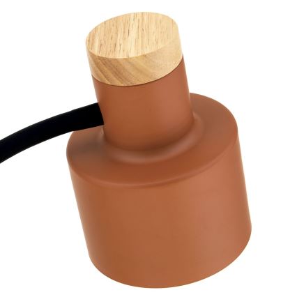 Stojací lampa GILI 1xE27/40W/230V cihlová