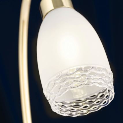 Stolní lampa CARLA 1xG9/28W/230V zlatá
