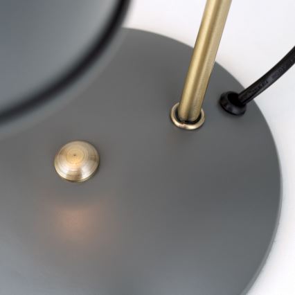 Stolní lampa FEDRA 1xE14/40W/230V šedá/mosaz