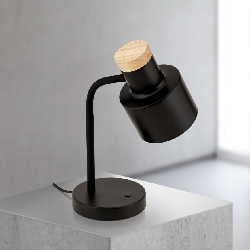 Stolní lampa GILI 1xE27/40W/230V černá