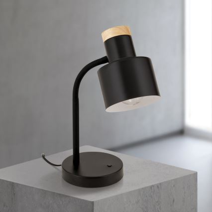 Stolní lampa GILI 1xE27/40W/230V černá